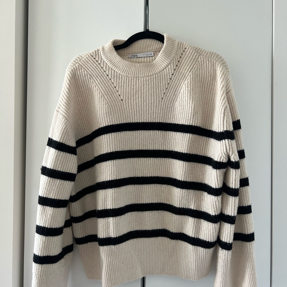 Zara Striped Knit Sweater